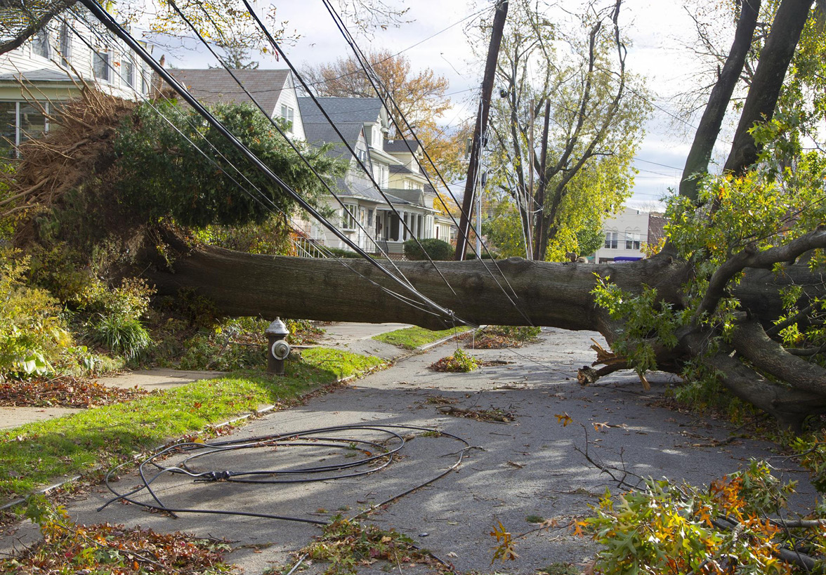 Long Island storm damage